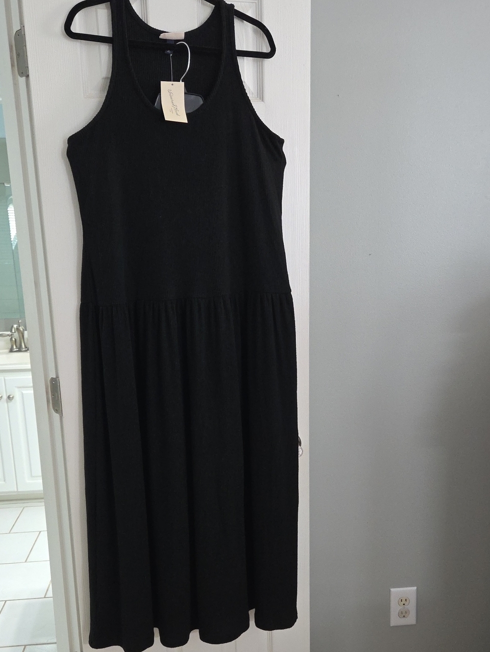 Universal Thread Black Racerback Maxi Dress